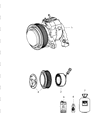 Diagram for Dodge Ram 3500 A/C Compressor - 55111411AG