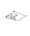 Diagram for 2007 Dodge Ram 1500 Throttle Cable - 53032162AD