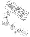 Diagram for Dodge Durango Wheel Hub - 52104499AD