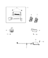 Diagram for 2018 Jeep Wrangler Ignition Switch - 68307356AB
