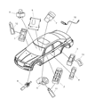 Diagram for Chrysler 300 Seat Switch - 56049432AD