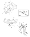 Diagram for 1995 Chrysler Cirrus Fog Light - 4630748