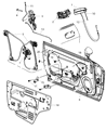 Diagram for Dodge Challenger Door Lock Actuator - 68064402AB