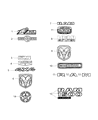 Diagram for Ram 1500 Emblem - 68448647AB