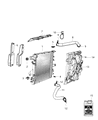 Diagram for 2017 Jeep Wrangler Radiator Hose - 55111394AC