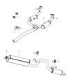 Diagram for 2010 Jeep Liberty Catalytic Converter - 68052257AA
