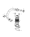 Diagram for Jeep EGR Valve - 53034194AA