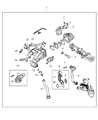 Diagram for 2013 Dodge Journey Thermostat - 68169853AA