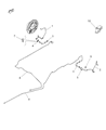 Diagram for 2020 Ram ProMaster City Hydraulic Hose - 68261875AA