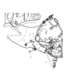 Diagram for 2006 Dodge Durango Shift Cable - 55366259AC