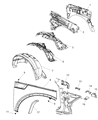 Diagram for Dodge Nitro Wheelhouse - 55157171AC