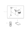 Diagram for 2008 Dodge Sprinter 2500 Door Lock Cylinder - 68006979AA