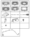 Diagram for 2009 Dodge Grand Caravan Antenna - 5150048AB