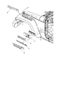 Diagram for Jeep Wrangler Emblem - 68084123AA