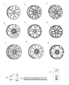 Diagram for Jeep Spare Wheel - 5XK991XFAB