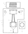 Diagram for 2010 Dodge Viper Piston Ring Set - 68030676AA