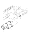 Diagram for Chrysler Sebring Starter Motor - 4793210AB