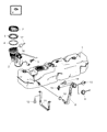 Diagram for Dodge Sprinter 3500 Fuel Filler Neck - 68013499AA