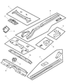 Diagram for 2002 Chrysler Sebring Axle Beam - 4696813AC