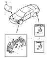 Diagram for Chrysler Sebring Wheelhouse - MN133266