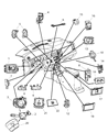 Diagram for Dodge Dakota Seat Heater Switch - 56040639AE