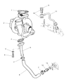 Diagram for 1995 Jeep Cherokee Turbocharger - 4864756