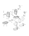 Diagram for 2017 Chrysler Pacifica Seat Cushion - 68224674AB