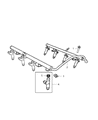 Diagram for Ram 1500 Fuel Rail - 53032903AD