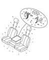 Diagram for 2003 Dodge Ram 2500 Seat Cushion - WP261DVAA