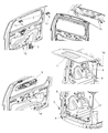 Diagram for Dodge Nitro Tailgate Handle - 55369156AB