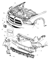 Diagram for 2011 Dodge Charger Axle Beam - 57010278AB