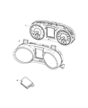 Diagram for 2016 Dodge Grand Caravan Instrument Cluster - 68241685AA