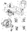 Diagram for 2013 Jeep Wrangler Door Handle - 4589164AH