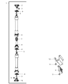 Diagram for 2008 Dodge Ram 3500 Drive Shaft - 52853227AC