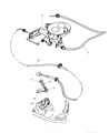 Diagram for 2005 Dodge Ram 1500 Throttle Cable - 52110386AC