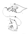 Diagram for 2006 Dodge Ram 1500 Accelerator Cable - 52110386AC