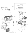 Diagram for 2018 Chrysler 300 Evaporator - 68385097AA