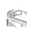 Diagram for Dodge Car Mirror - 1UD791W3AA