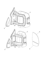 Diagram for 2015 Ram ProMaster 2500 Car Mirror - 5VE99JXWAB