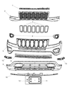 Diagram for 2012 Jeep Compass License Plate - 68080575AA