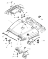 Diagram for 2001 Jeep Wrangler Lift Support - 55176635AD