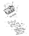 Diagram for Dodge Durango Exhaust Heat Shield - 53032674AE