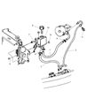 Diagram for 1997 Jeep Cherokee Power Steering Hose - 52088387AB
