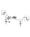 Diagram for 2015 Ram 2500 Sway Bar Bracket - 68206864AA