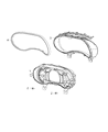 Diagram for 2019 Dodge Durango Instrument Cluster - 68216990AA