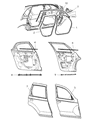Diagram for 2010 Chrysler PT Cruiser Door Seal - 4724784AC