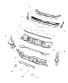 Diagram for Jeep Cherokee Dash Panels - 68260041AC