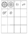 Diagram for 2007 Jeep Liberty Spare Wheel - 5GL64S4AAA