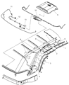 Diagram for Chrysler PT Cruiser Convertible Top Motor - 5127344AB