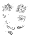 Diagram for Dodge Ram Wagon Oxygen Sensor - 56041212AF